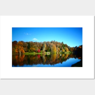 Lakescape, Stourhead Landscape Gardens, UK Posters and Art